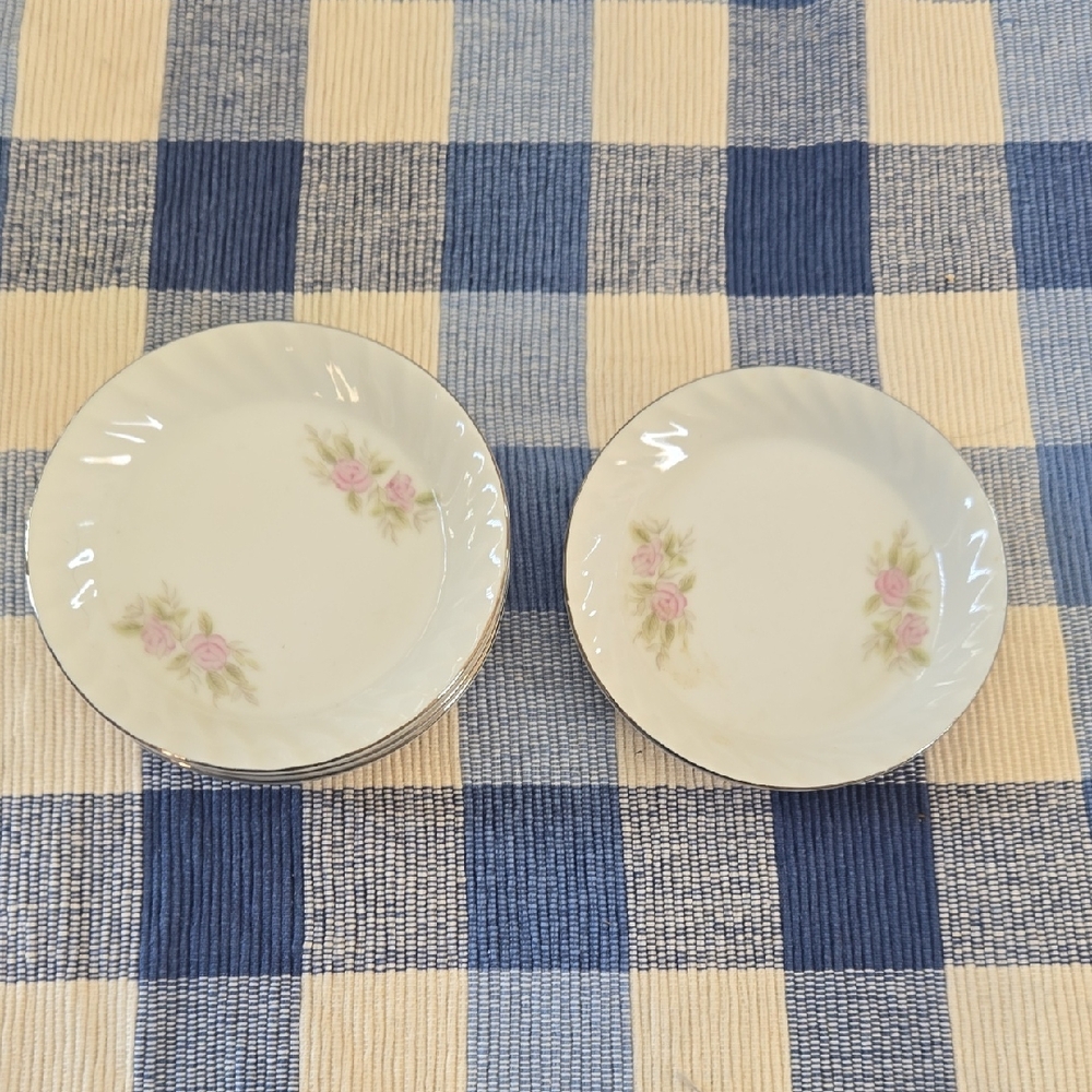 Elegant Floral 3.75" Plates